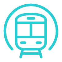 Train transport icon